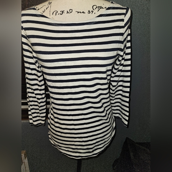 J Crew Womans Long Sleeve Striped Top Size XS - Picture 1 of 12